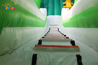 Toboggan gonflable sec double piste Winsun Panda et Bambou pour enfants, idéal pour les entreprises de location et les parcs de jeux gonflables