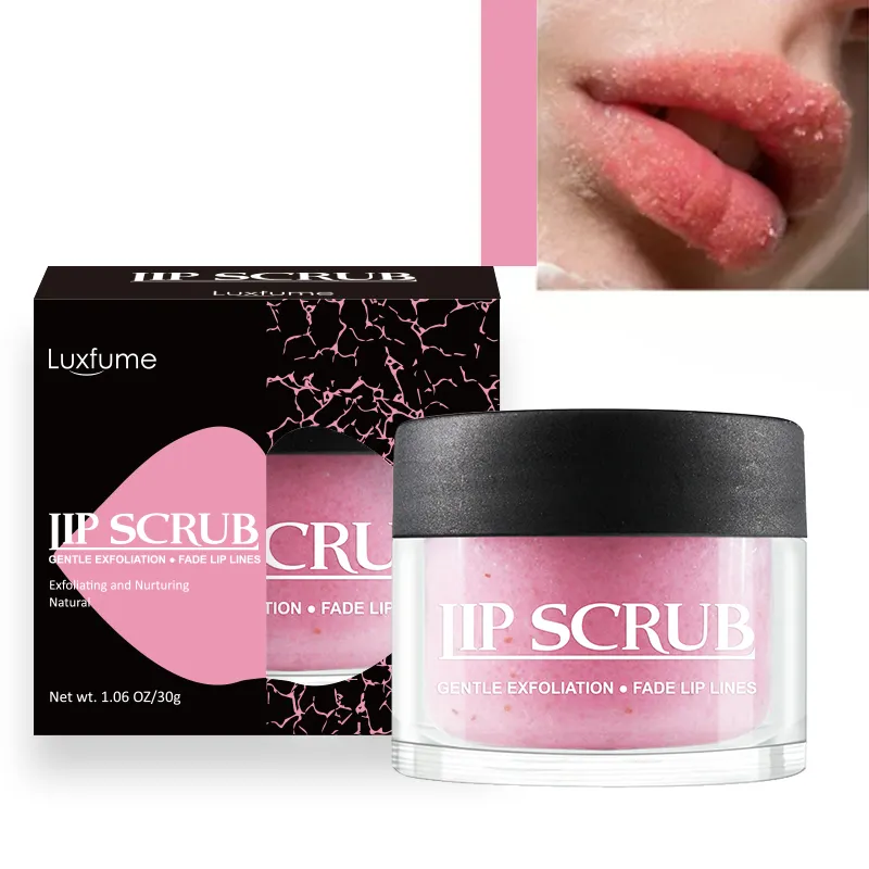 Oem Aangepaste Dode Huidcellen Verwijderen En Lip Hydraterende Luxe Verpakking Lip Scrub Leveranciers