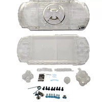 Casing Plastik Transparan Pengganti Full Housing Shell Plate dengan Tombol untuk Perbaikan Konsol PSP3000