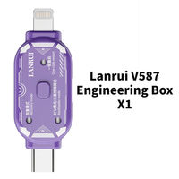Herramienta Lanrui V587 Engineering Box con detección automática del modo de recuperación DFU de iPhone para reparación de teléfonos Apple y Samsung