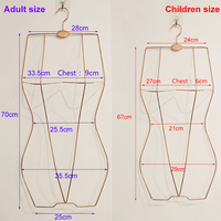 Cintre en métal multicouche pour maillots de bain et bikinis, idéal pour la salle de bain et la garde-robe