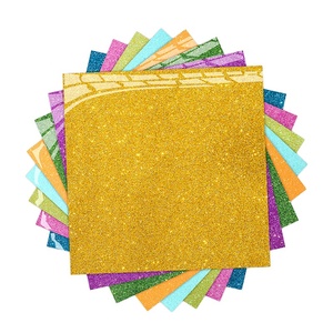 Các loại màu long lanh tấm xốp tự dính dính Bling Giấy Truyền Nhiệt quần áo lấp lánh các loại màu sắc tự dính - Product Image 1