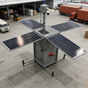 Torres de Vigilancia Solares Portátiles, Unidad de Seguridad Solar Móvil, Caja CCTV para Vigilancia de Día Completo - Product Image 5