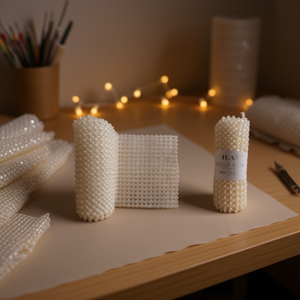 Pannello in Rete Lucida 5mm 11.5x70cm Bianco Perla - Product Image 2