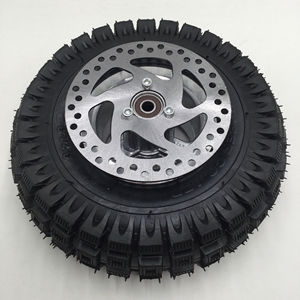 3.00-4 전기 스쿠터 앞 바퀴 타이어 합금 림 허브 및 내부 튜브 바퀴 <span class=keywords><strong>140MM</strong></span> 브레이크 디스크 플레이트 가스 스쿠터 자전거 - Product Image 2
