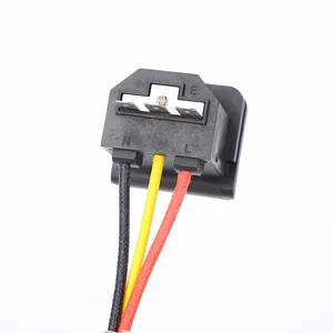 vertical plug ac power socket outlet inlet with fuse