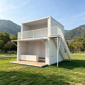 Cafetería Prefabricada en Contenedor de 20 pies/40 pies, Tienda de Café Moderna y Transpirable con Panel Sándwich de Acero, Cafetería Modular de Lujo - Product Image 4