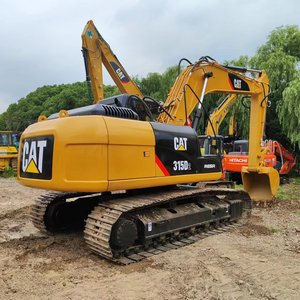 รถขุดไฮดรอลิกตีนตะขาบ Caterpillar CAT 315D2 สีเหลือง 13 ตัน เครื่องยนต์ C4.4 แท้ ชั่วโมงการทำงานต่ำ เครื่องจักรก่อสร้าง - Product Image 3