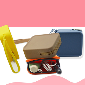 Portamonete con cerniera personalizzato da donna carino piccolo sacchetto quadrato in Silicone per cambiare uso della chiave - Product Image 5