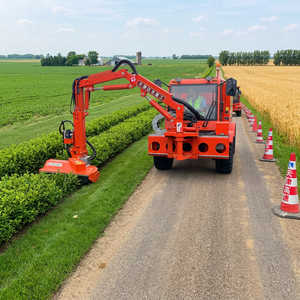 Desbrozadora Hidráulica Telescópica con Motor Diésel y Tracción Autopropulsada sobre Ruedas para Mantenimiento de Carreteras - Product Image 1