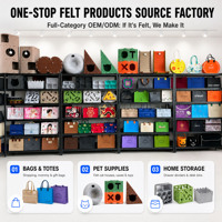 Organisateur de sac à main en feutre personnalisé avec logo, multi-poches zippées pour sacs à main et cabas, vente en gros pour femmes, pochette de rangement pour usage quotidien