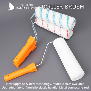 Con lăn sơn polyamide trắng 20 mm, chất liệu microfiber cấp công nghiệp, tự làm, kích thước 4 inch, đường kính 230 mm, cán 55 mm - Product Image 5