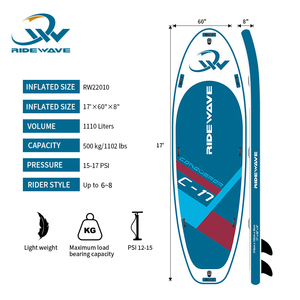 Planche à pagaie <span class=keywords><strong>gonflable</strong></span> unisexe planche de SUP multi-usage pour <span class=keywords><strong>4</strong></span> 6 8 <span class=keywords><strong>personnes</strong></span> pour les eaux océaniques produit de surf - Product Image 2