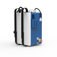 Équipement de nettoyage laser portatif 200W pour valise, machine de nettoyage laser pulsé pour l'élimination de la rouille du bois