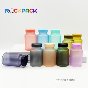<span class=keywords><strong>Botella</strong></span> <span class=keywords><strong>de</strong></span> Plástico Personalizada <span class=keywords><strong>de</strong></span> Colores, Contenedor para Pastillas, Tapa <span class=keywords><strong>de</strong></span> Rosca, <span class=keywords><strong>Botella</strong></span> <span class=keywords><strong>de</strong></span> PET - Product Image 3