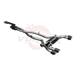 Ensemble d'échappement Catback à valves en acier inoxydable poli miroir Vortex, sorties quadruples, haute performance, soudé TIG pour X3M X4M F97 - Product Image 2