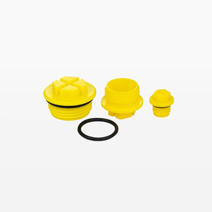 Cross-Threaded Sealing Plug with O-Ring for Hydraulic Pump Valve Ports - Product Image 1