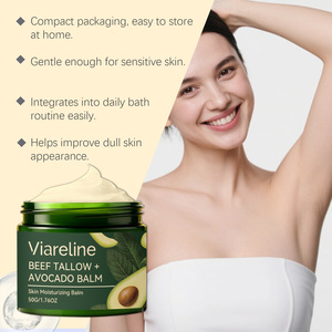 Crème hydratante pour le corps à l'avocat, soin hydratant doux et confortable pour la peau du corps, crème de massage quotidienne - Product Image 3