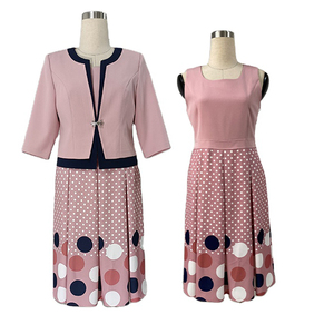 Vestidos Elegantes de Oficina para Mujer, Tallas Grandes, Última Moda, para Mujeres Turcas, Vestido de Dos Piezas, Vestido de Iglesia - Product Image 2
