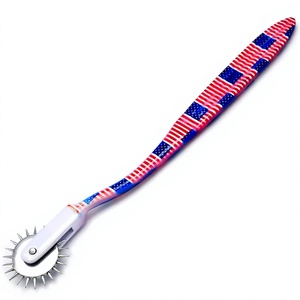Aguja de Wartenberg con Bandera Americana, de Acero Inoxidable, 1 Cabeza Redonda, para Pruebas Sensoriales y Nerviosas, Instrumento de Prueba - Product Image 1