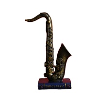 Modèle de saxophone vintage nostalgique, accessoires de décoration, maison, bar, vitrines, armoires à vin, décoration créative pour anniversaire, contemporain