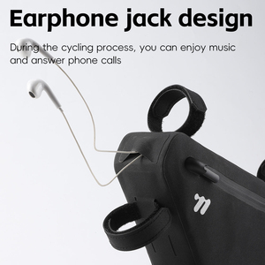 Sac de cadre de vélo triangulaire réfléchissant WEST BIKING, grande capacité, design étroit, étanche, pour tube supérieur de vélo - Product Image 6