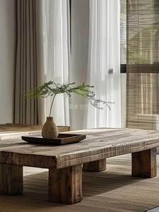 Журнальный столик для небольшой квартиры в винтажном стиле, французский кантри, для отеля/гостевого дома, татами, японский стиль, средневековый, из массива дерева, для дома - Product Image 5