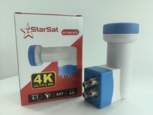 LNB Doble de Banda KU de Alta Ganancia para TV Satelital <span class=keywords><strong>StarSat</strong></span> SR-3602 ACE de Highfly OEM, Alta Definición - Product Image 1