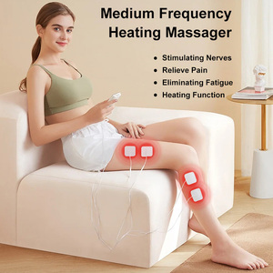 Alat Pereda Nyeri Fisioterapi Profesional Mesin <span class=keywords><strong>TENS</strong></span> Frekuensi Menengah dengan Desain Dua Kanal 24 Mode 50 Tingkat Intensitas - Product Image 4