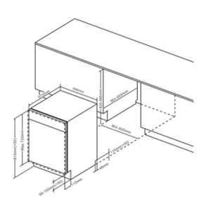 <span class=keywords><strong>Lave</strong></span>-<span class=keywords><strong>vaisselle</strong></span> entièrement intégré mini-<span class=keywords><strong>lave</strong></span>-<span class=keywords><strong>vaisselle</strong></span> intégré, <span class=keywords><strong>45CM</strong></span>, pour usage domestique - Product Image 2
