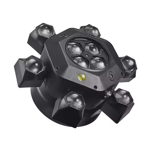 Precio de Descuento: Luz Láser Estroboscópica RGBW <span class=keywords><strong>4</strong></span> en 1 para DJ y Discoteca, Luces de Cabeza Móvil de 6 Brazos para Discoteca - Product Image 2