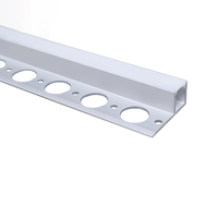 Profilé en aluminium encastré pour bande LED, pour décoration de plafond, pour cloisons sèches et plâtre, canal d'extrusion pour LED