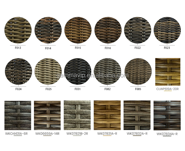 rattan color