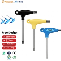 Kunci Torx Tipe-T Sistem Pengukuran Metrik OEM Dapat Disesuaikan Baja Paduan Lapisan Krom Set Kunci Hex Kunci Allen Kunci Hex