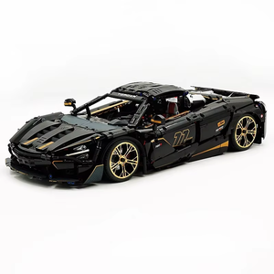 Guli 10625 McLaren 720 Supercar Building <b>Blocks</b> Model Electric Cars Plastic 800+ Battery Powered Boys Age 8-13 Static Dynamic - Product Image 1