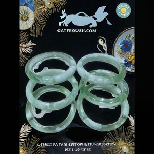 Pulseras Redondas de Larimar Verde Natural Clásico al por Mayor para Mujeres y Hombres, Joyería de Piedras Preciosas de Alta Calidad para Regalo - Product Image 3