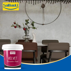 Poudre de perle de <span class=keywords><strong>peinture</strong></span> de paillettes de velours haut de gamme pour la décoration d'art de mur, hôtel de luxe intérieur, villa - Product Image 2