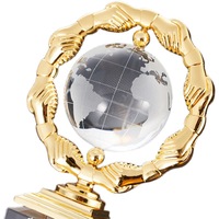 Trophée Créatif en Cristal JY Win-Win pour Compétition d'Équipe - Motif Animalier Écologique Fait Main pour Cadeaux Souvenirs