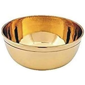 PARIJAT Handicraft Medium Size Brass Mixing Bowl <b>Egg</b> Beating Salad Serving for Kitchen <b>Decorative</b> Candy Serving Bowl - Product Image 6