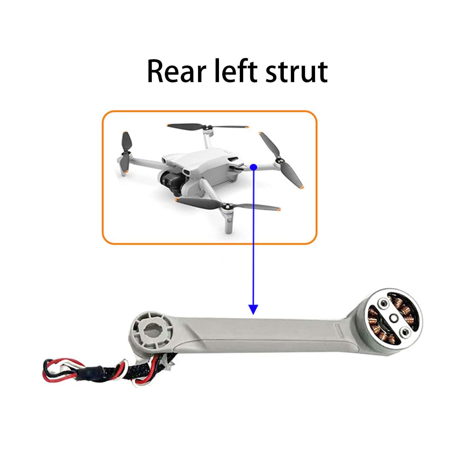 Brazo Trasero Izquierdo RCN005Mini3