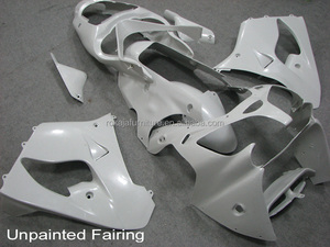 Carénage de moto doré pour Kawasaki Ninja <span class=keywords><strong>ZX9R</strong></span> <span class=keywords><strong>2000</strong></span> 2001 ZX-9R 00 01 Argent Noir Carénage de sportbike de rechange - Product Image 2