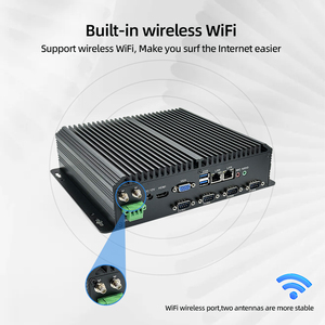 Mini PC Industrial Profesional de Última Generación con I5-1235U/I7-1260P de 12.ª Generación, Win10/11/Linux, Puerto RS485 Com GPIO, Entrada de 9~36V - Product Image 4