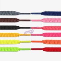 Lacets fluorescents pour baskets, lacets épais pour chaussures, sangles en polyester, lacets plats à nouer