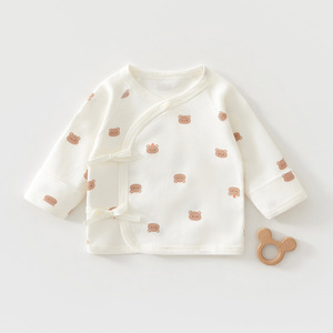 Veste sans armature en coton pur à motif de dessin animé pour bébés nouveau-nés, 0-3 <span class=keywords><strong>mois</strong></span>, printemps automne - Product Image 1