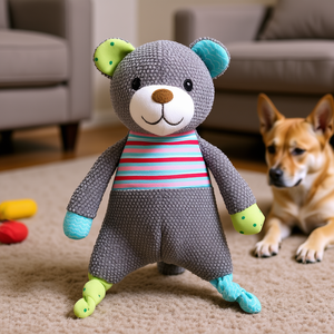 Oso de Peluche Junior de 28 cm, Animal de Peluche Suave para Mascotas - Product Image 3