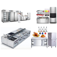 Ensembles de vaisselle de restaurant d'hôtel, ustensiles de cuisine complets en acier inoxydable