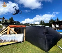 Équipement de sport de plein air de haute qualité pour le freestyle : rampe de saut pour skateboard, ski, VTT, airbag d'atterrissage, imperméable, durable, portable