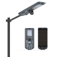 800W étanche tout en un lampadaire solaire LED intégré avec caméra CCTV WIFI pour route de jardin extérieure