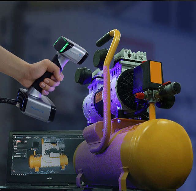 Portable Genuine Shining Einscan HX Industrial 3d Scanner for Car Hand Held 3d Scanner 3d Laser Scanner for Cnc Machine