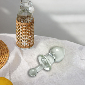 2025 Hot Sale Veilige Waterdichte Glazen Kristal Masturbator Korte Steel Vrouwelijke Anale Plug Erotische <span class=keywords><strong>Dildo</strong></span> - Product Image 5